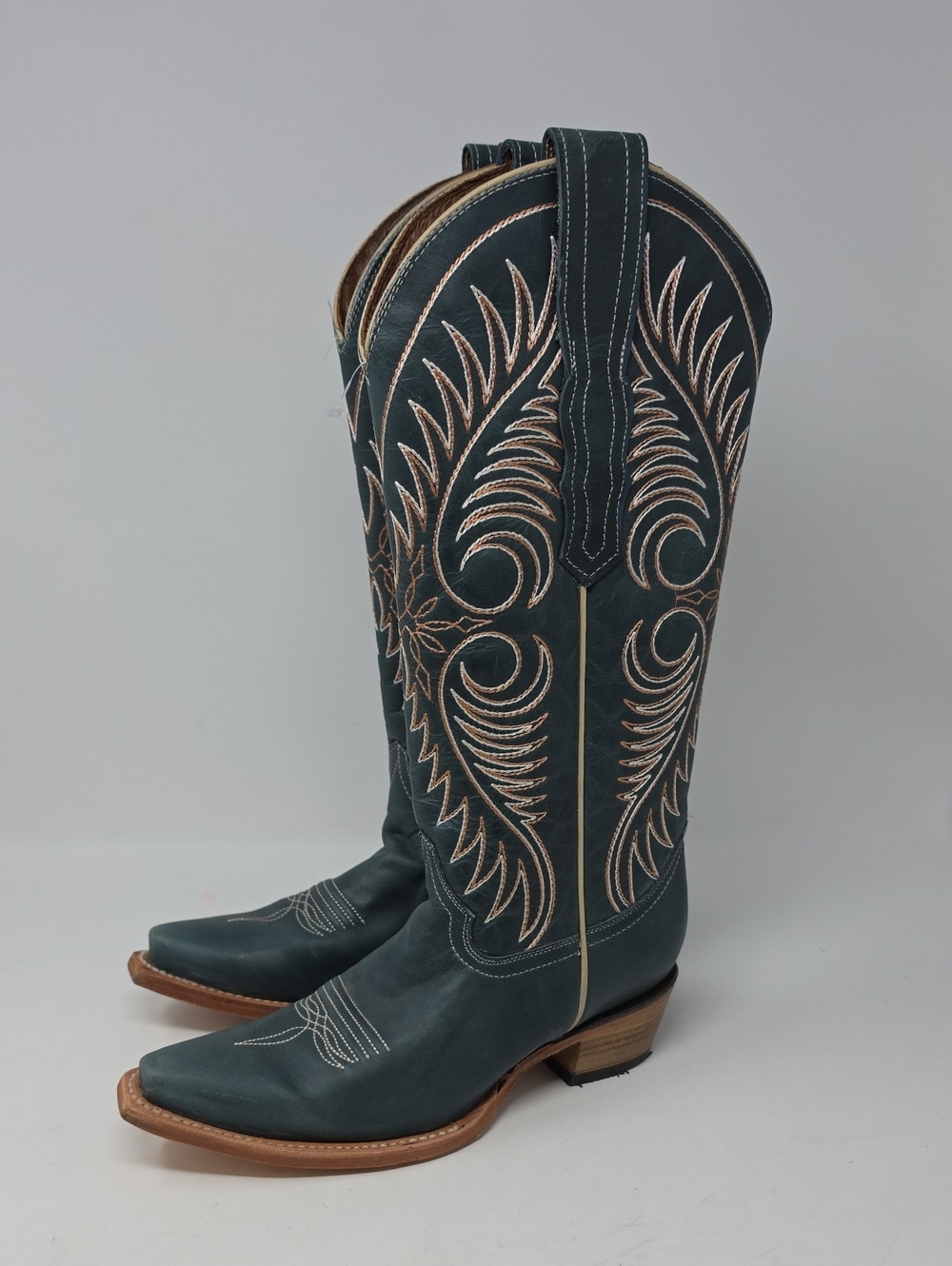 Circle G Women's Tall Western Boots - Snip Toe Size 6.5